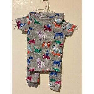 NWOT Member's Mark Gray Dogs Pajamas - 3T